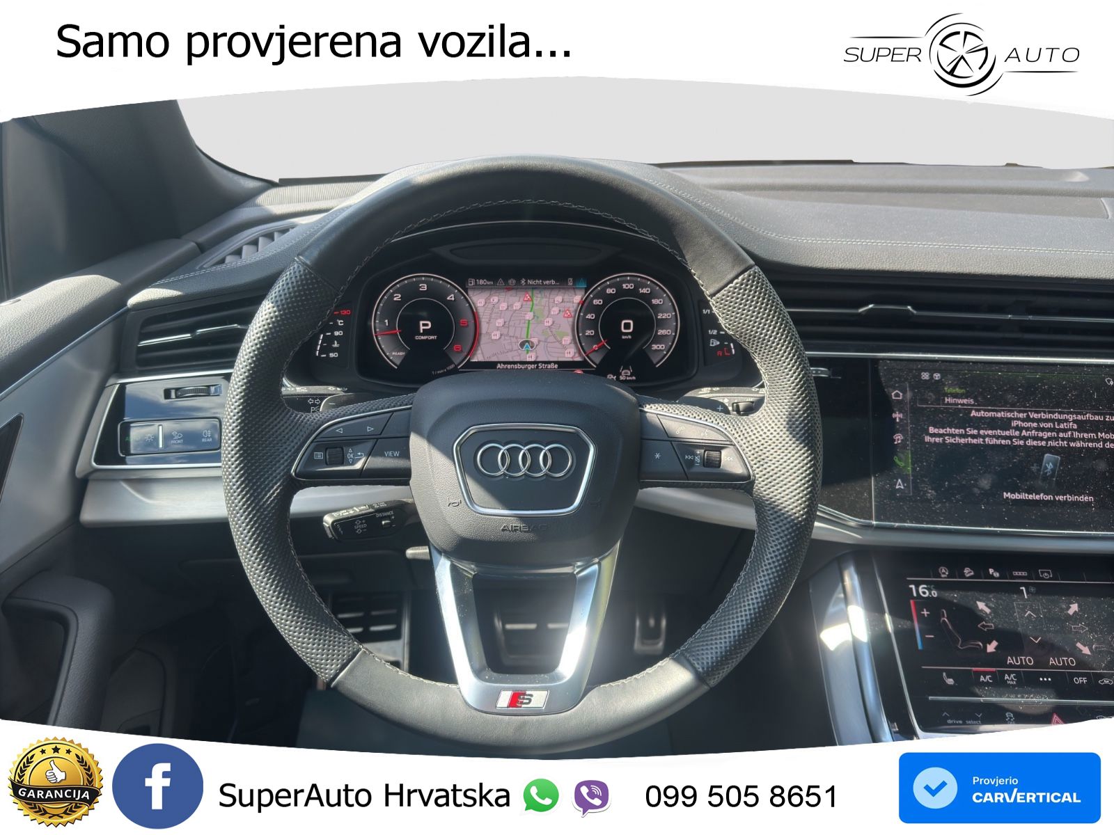 Audi Q8 50 TDI V6 (286 KS) quattro Tiptronic S line LED+GR SJED+ACC