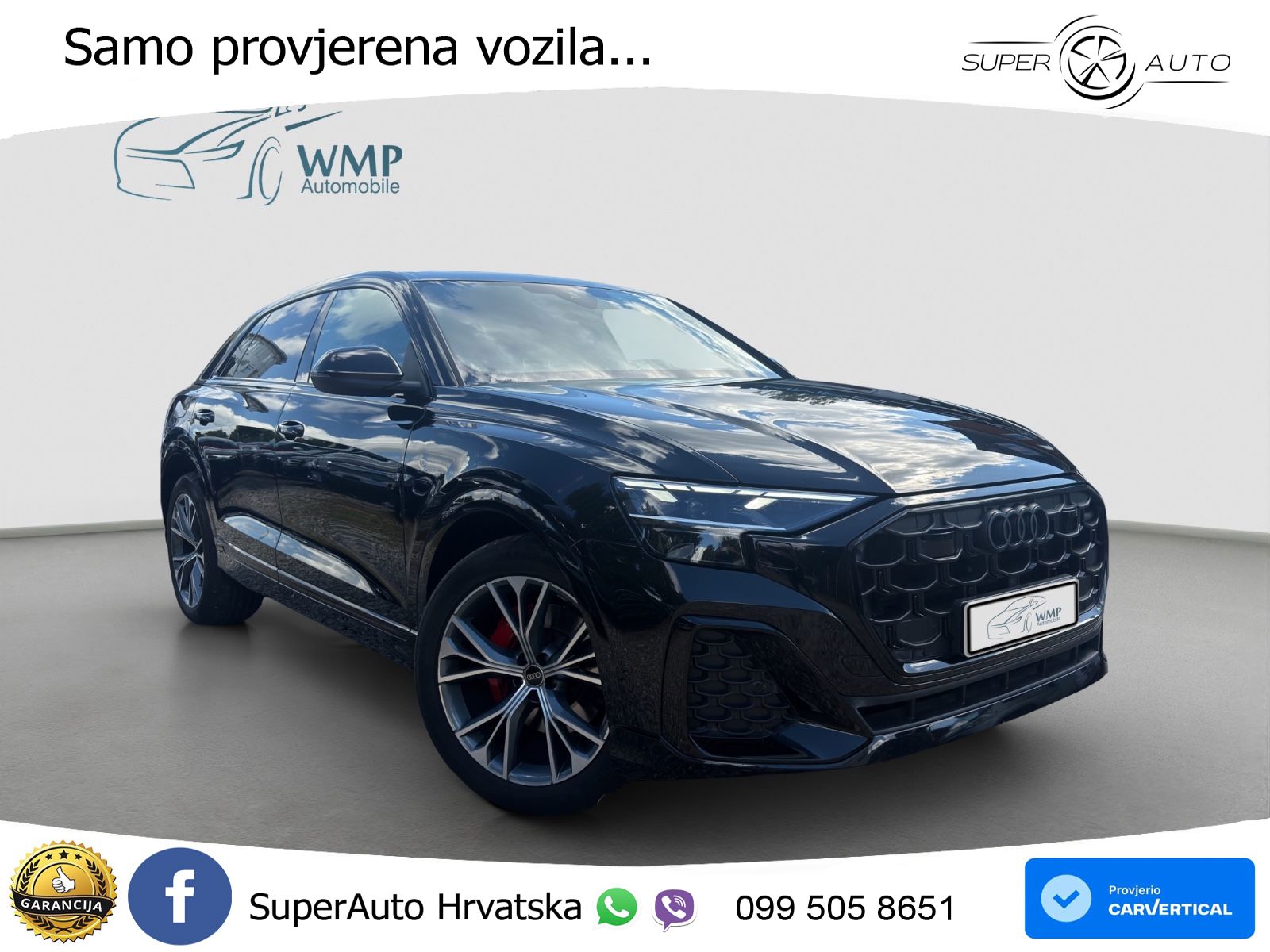 Audi Q8 50 TDI V6 (286 KS) quattro Tiptronic S line LED+GR SJED+ACC