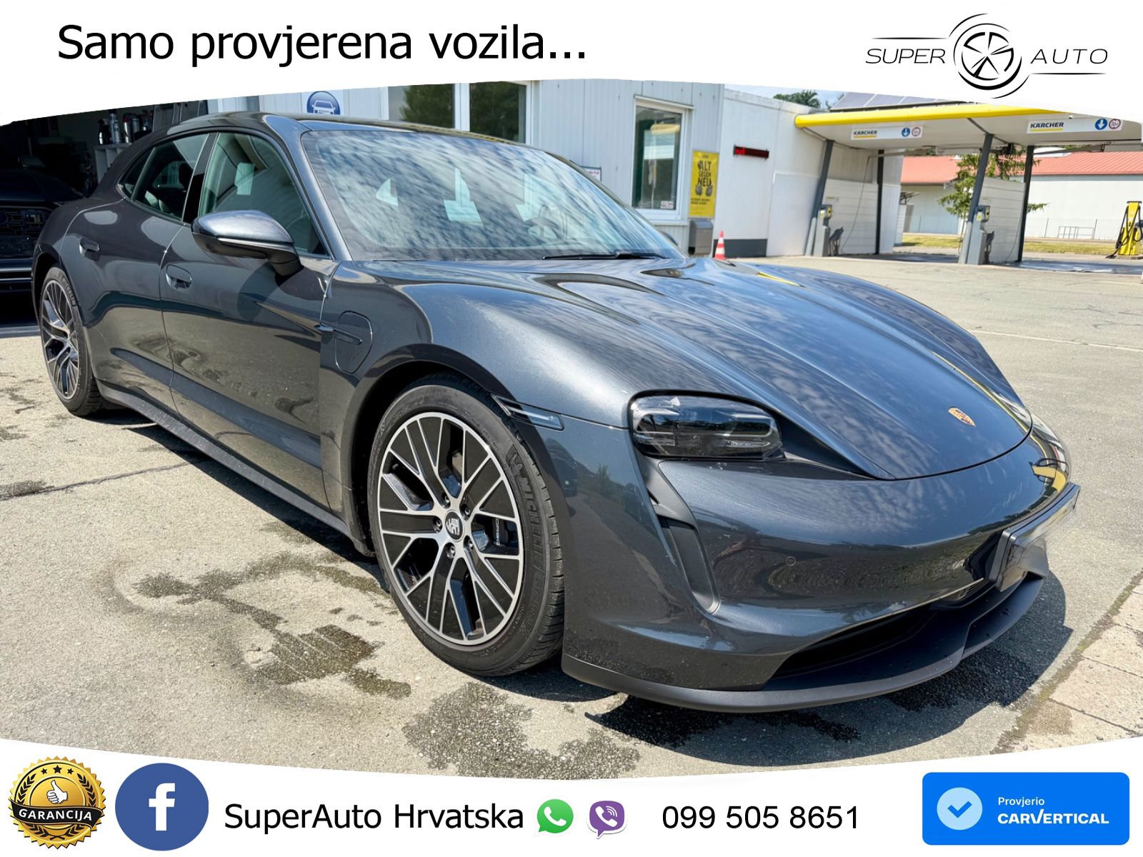 Porsche Taycan Sport Turismo Performance Plus 93.4 kWh (476 KS)