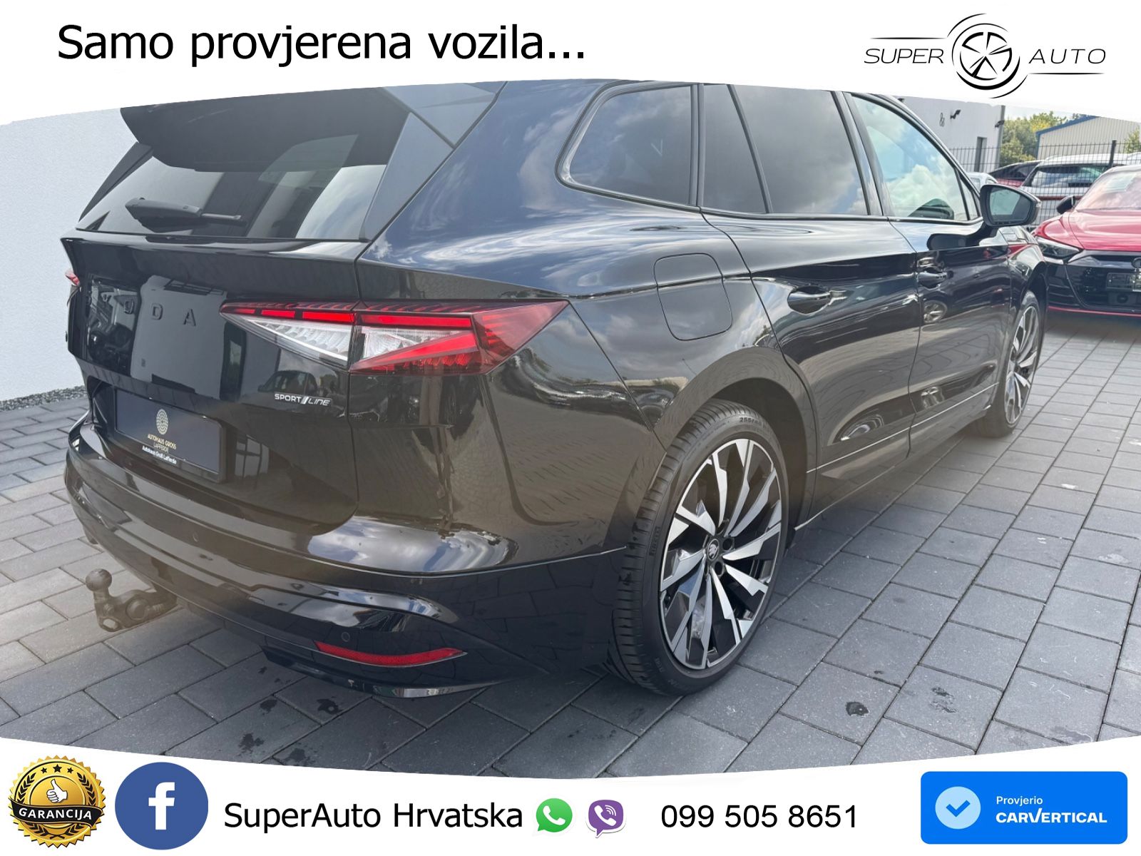 Škoda Enyaq 85 82 kWh (286 KS) SportLine LED+GR SJED+ACC