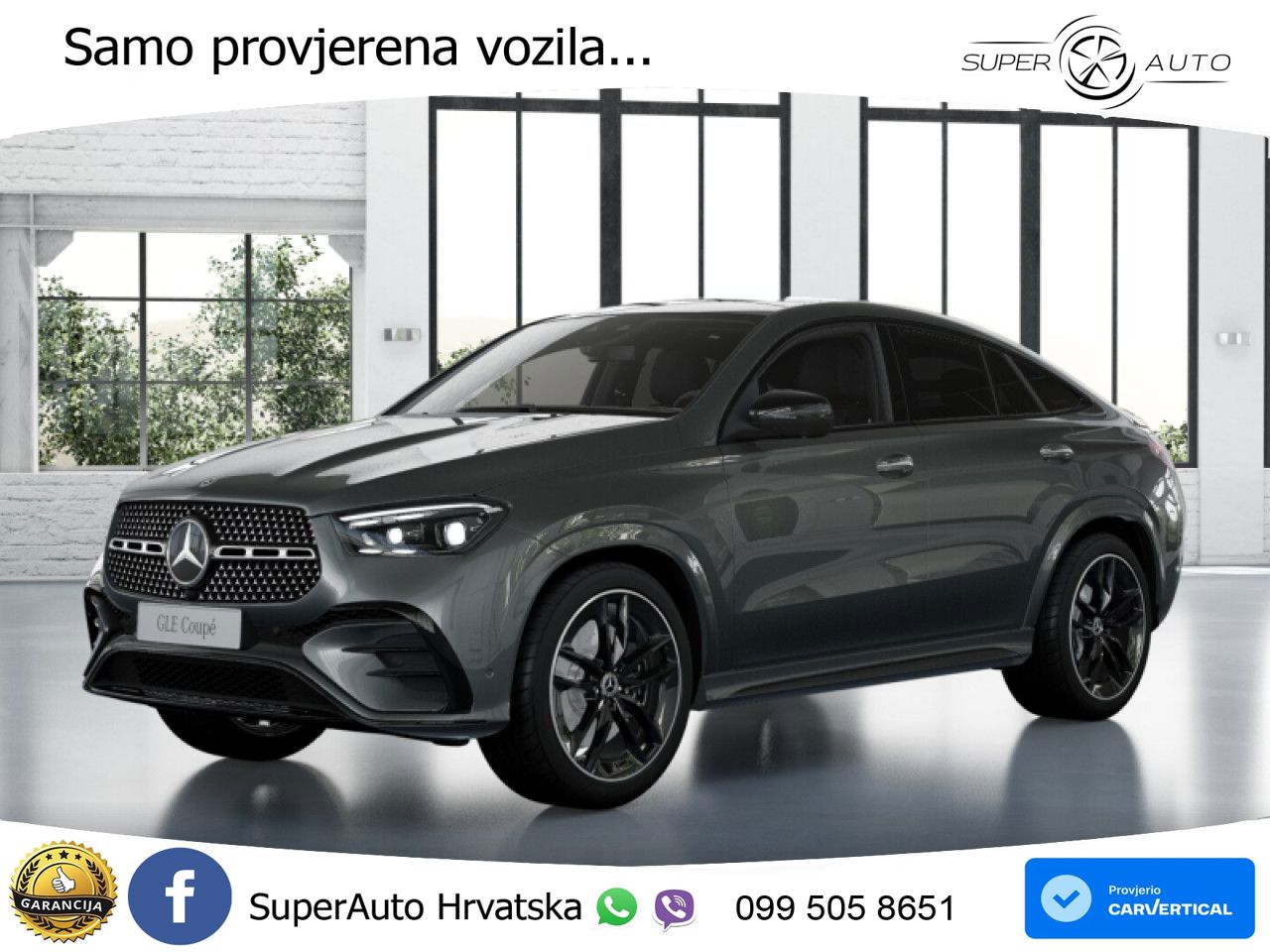 Mercedes GLE Coupe 450d (367 KS) EQ Boost 4MATIC 9G-TRONIC AMG LED+GR SJED+ACC