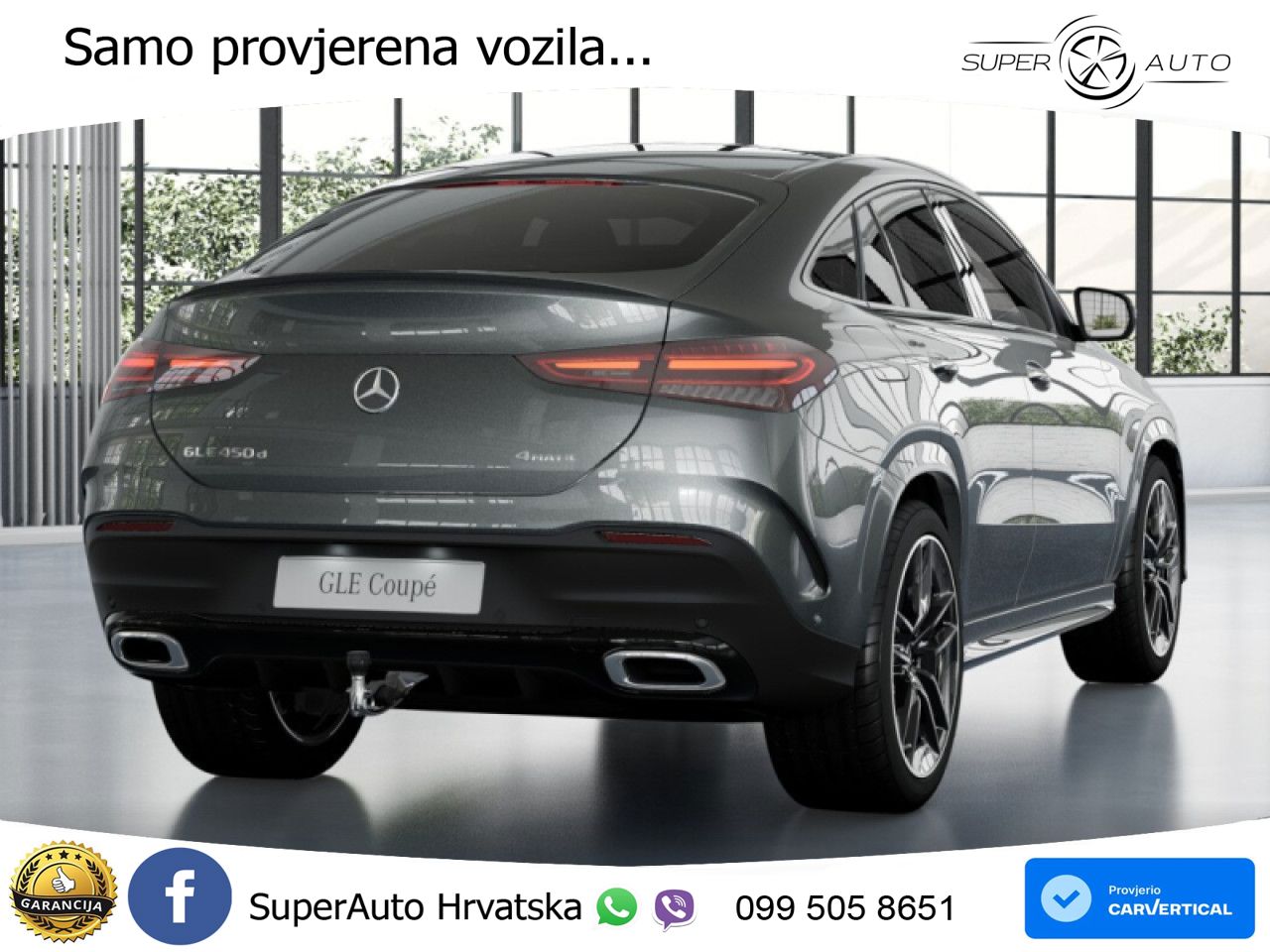 Mercedes GLE Coupe 450d (367 KS) EQ Boost 4MATIC 9G-TRONIC AMG LED+GR SJED+ACC