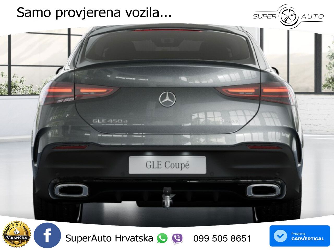 Mercedes GLE Coupe 450d (367 KS) EQ Boost 4MATIC 9G-TRONIC AMG LED+GR SJED+ACC