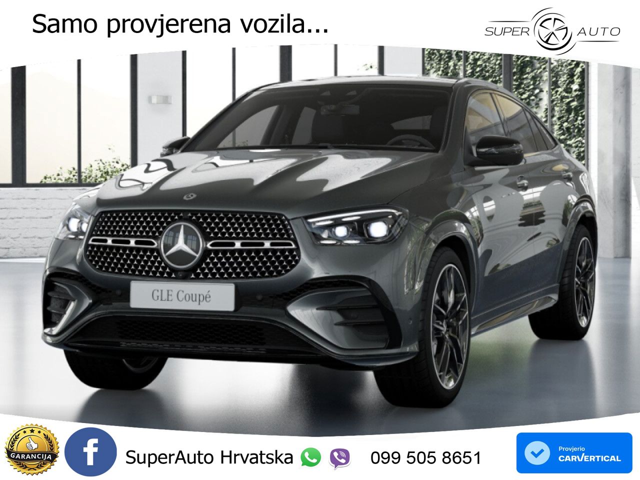 Mercedes GLE Coupe 450d (367 KS) EQ Boost 4MATIC 9G-TRONIC AMG LED+GR SJED+ACC