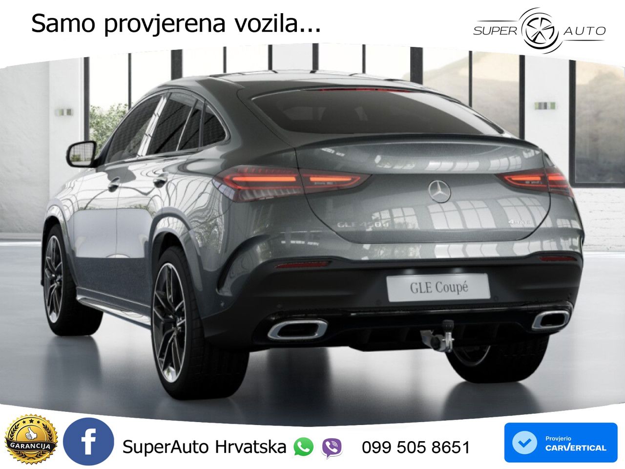 Mercedes GLE Coupe 450d (367 KS) EQ Boost 4MATIC 9G-TRONIC AMG LED+GR SJED+ACC