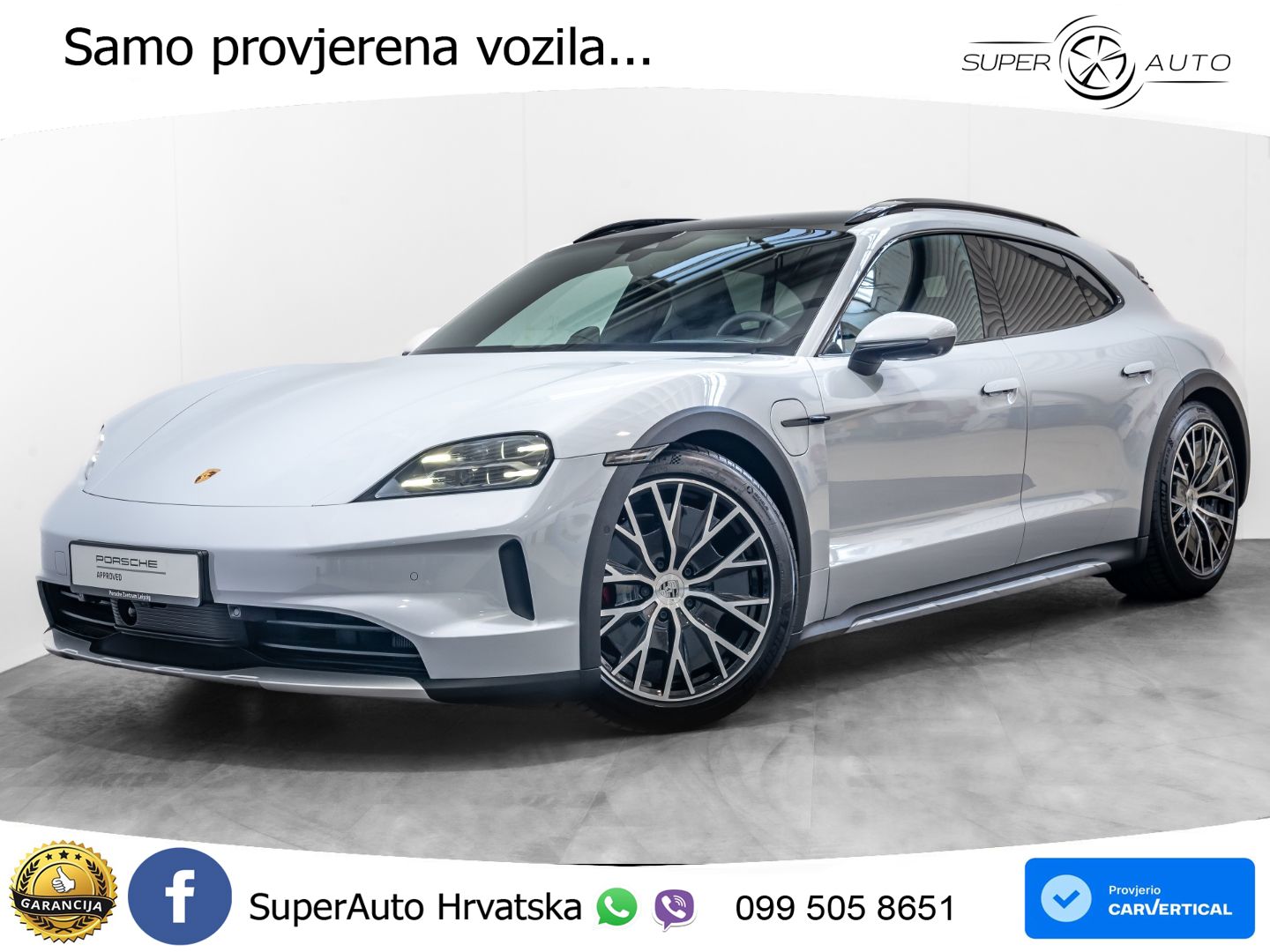 Porsche Taycan Cross Turismo 4S 105 kWh (598 KS)