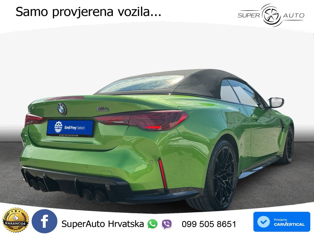 BMW M4 Convertible Competition 3.0 (530 KS) xDrive Steptronic LED+GR SJED+ACC