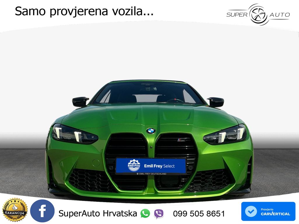BMW M4 Convertible Competition 3.0 (530 KS) xDrive Steptronic LED+GR SJED+ACC
