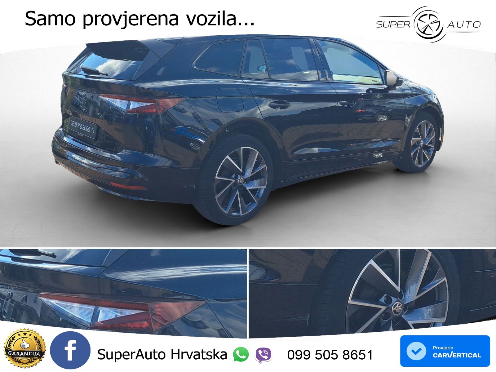 Škoda Enyaq iV 80x 82 kWh (265 KS) AWD SportLine LED+GR SJED+ACC