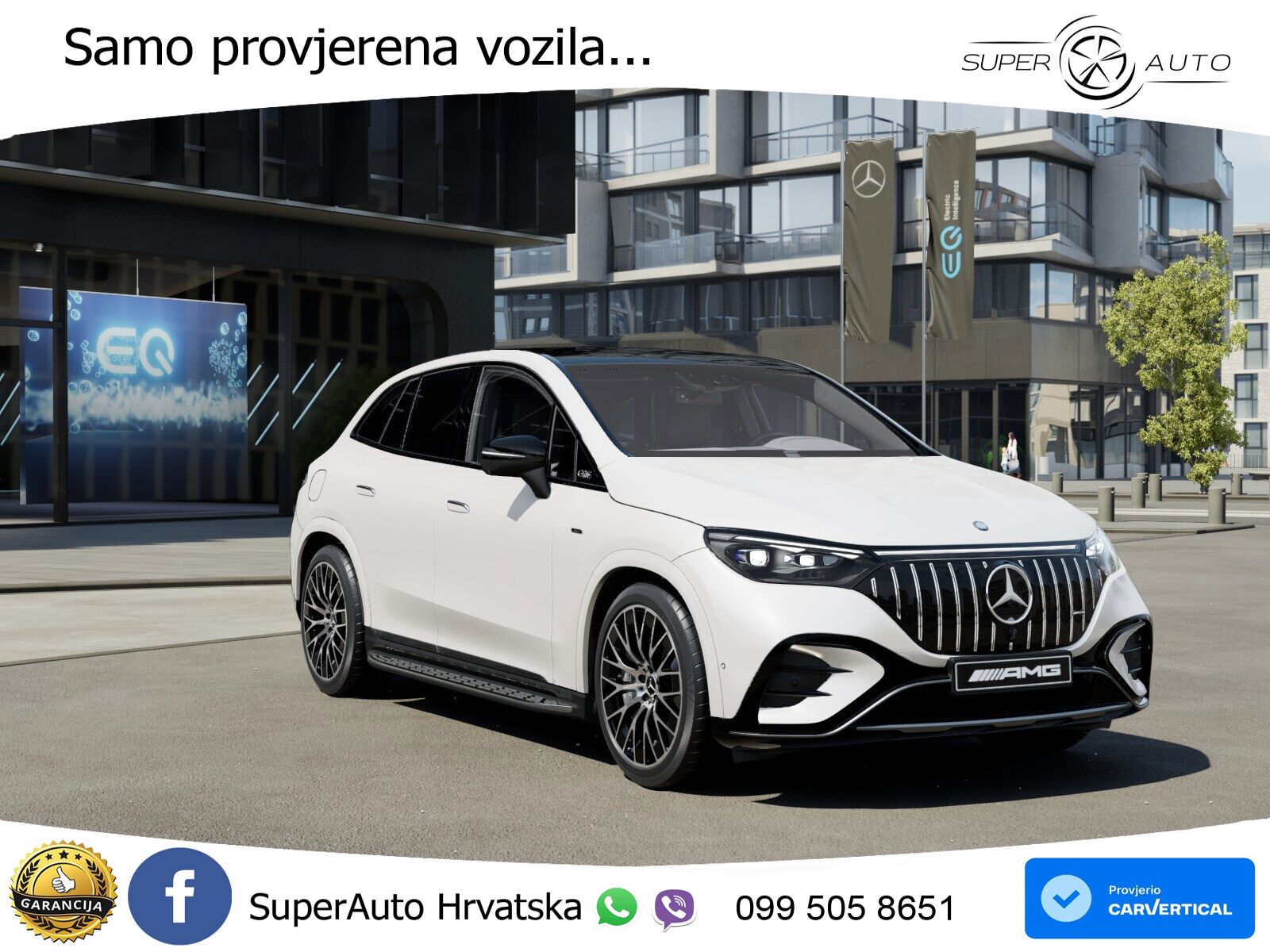 Mercedes EQE SUV AMG 43 100 kWh (476 KS) 4MATIC ACC+HEAD+4xGR SJED+360+PANO