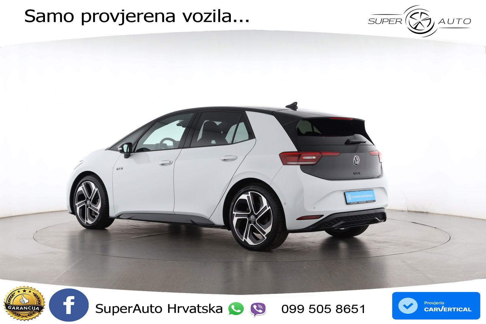 Volkswagen ID.3 GTX 84 kWh (286 KS) LED+GR SJED+ACC