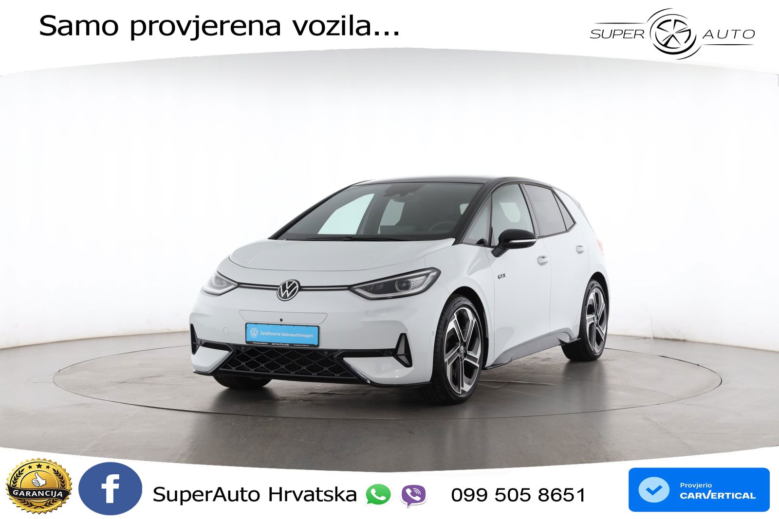 Volkswagen ID.3 GTX 84 kWh (286 KS) LED+GR SJED+ACC