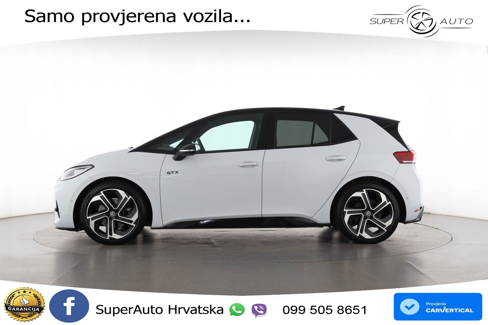 Volkswagen ID.3 GTX 84 kWh (286 KS) LED+GR SJED+ACC