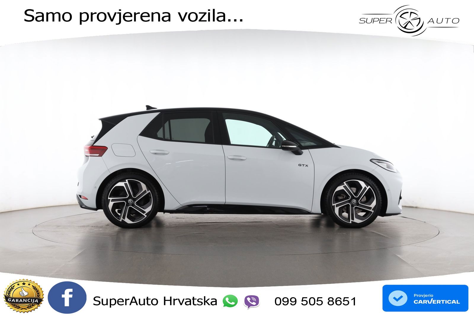 Volkswagen ID.3 GTX 84 kWh (286 KS) LED+GR SJED+ACC