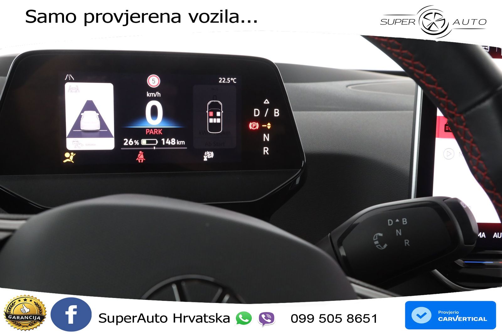 Volkswagen ID.3 GTX 84 kWh (286 KS) LED+GR SJED+ACC