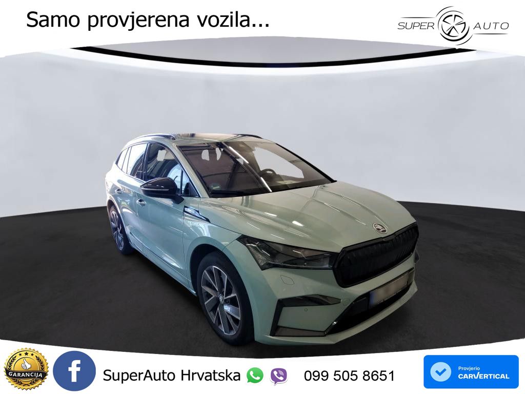 Škoda Enyaq iV 80x 82 kWh (265 KS) AWD SportLine LED+GR SJED+ACC
