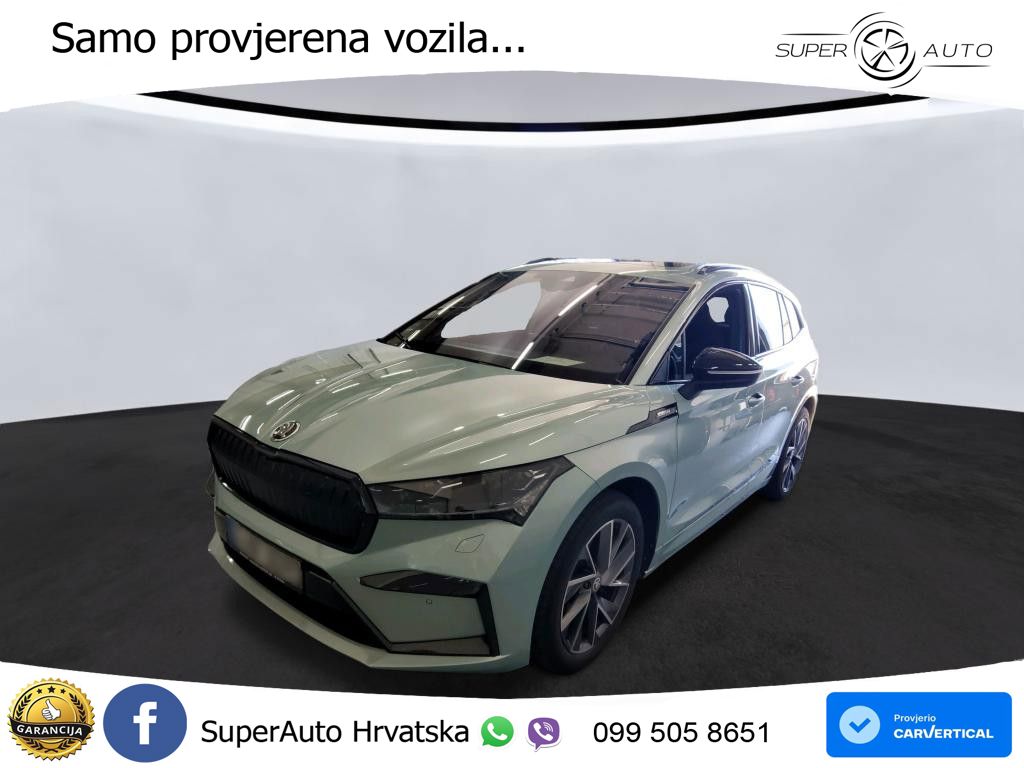 Škoda Enyaq iV 80x 82 kWh (265 KS) AWD SportLine LED+GR SJED+ACC