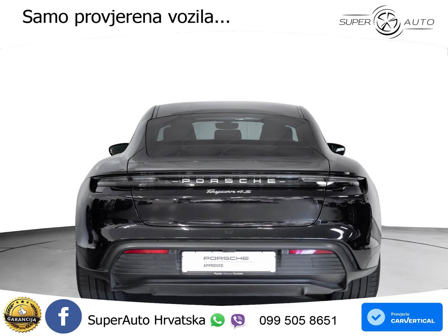 Porsche Taycan 4S Performance Plus 93.4 kWh (571 KS)