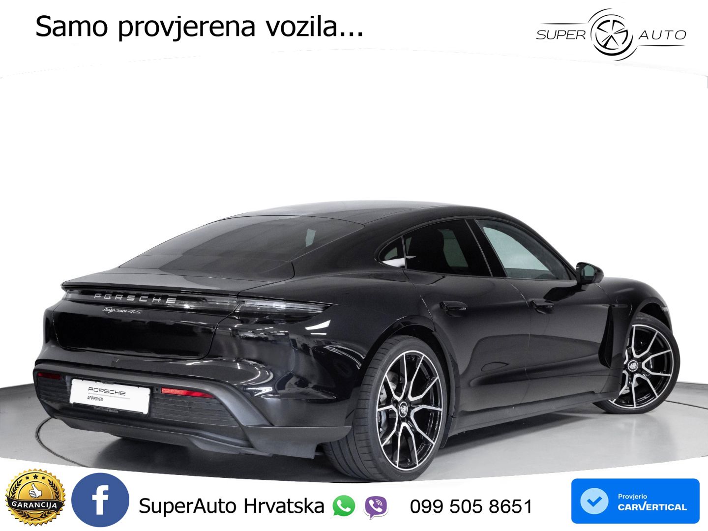 Porsche Taycan 4S Performance Plus 93.4 kWh (571 KS)