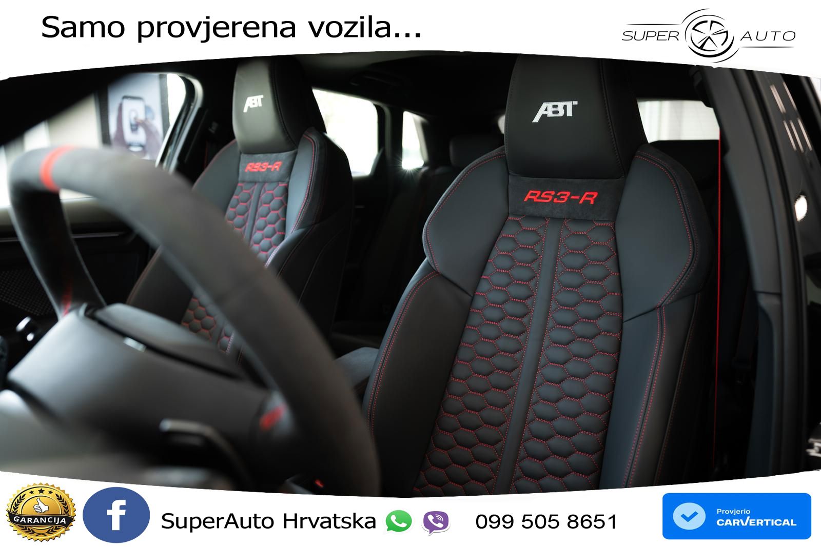 Audi RS3-R ABT Sportback 2.5 TFSI (400 KS) quattro S tronic LED+GR SJED+ACC