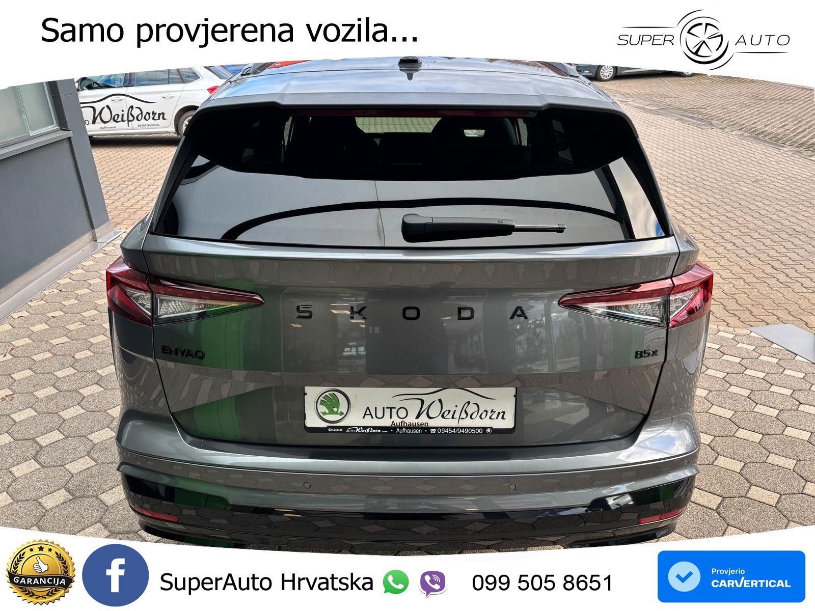 Škoda Enyaq iV 85x 82 kWh (286 KS) AWD