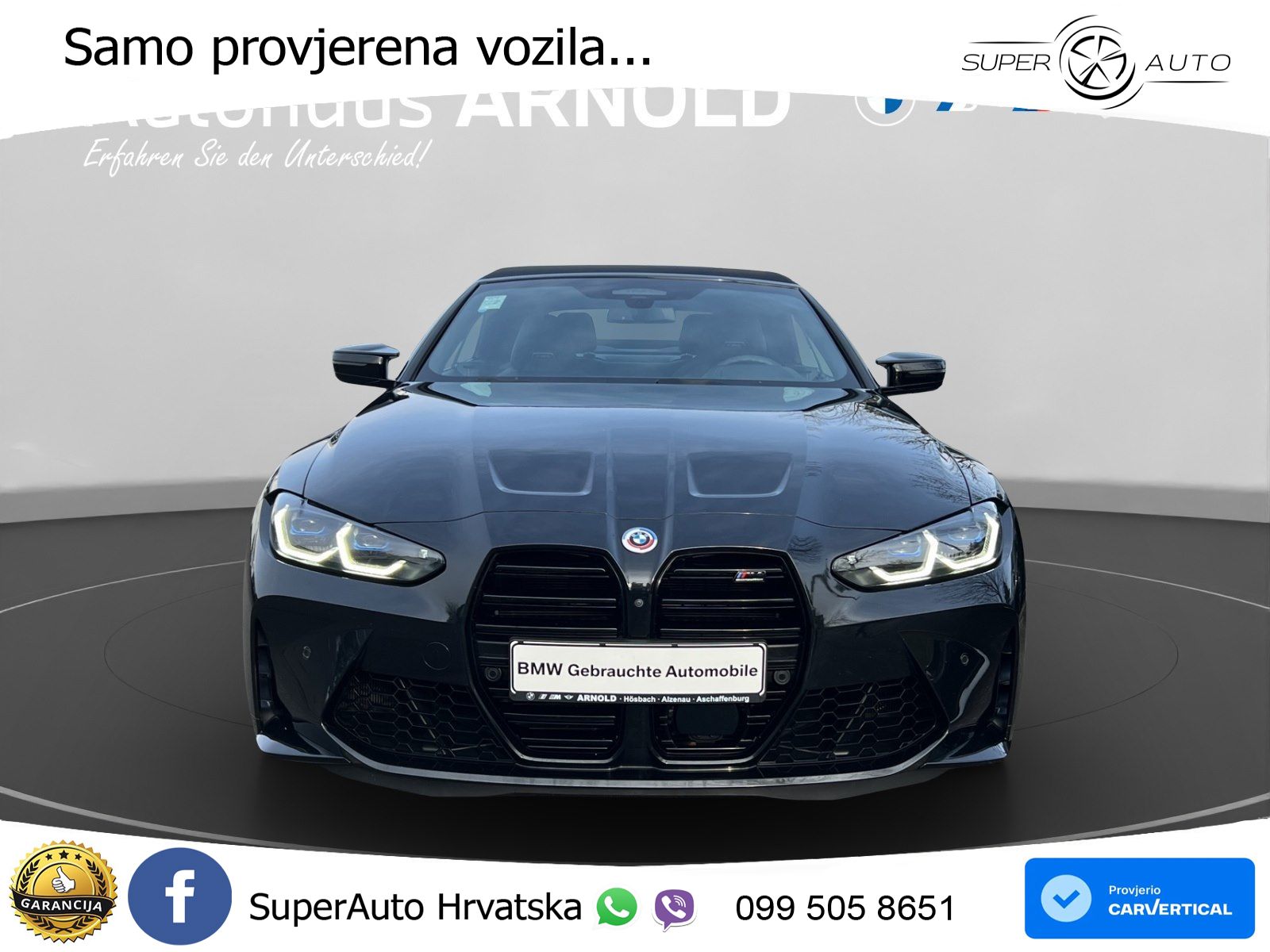 BMW M4 Convertible Competition 3.0 (510 KS) xDrive Steptronic LED+GR SJED+ACC