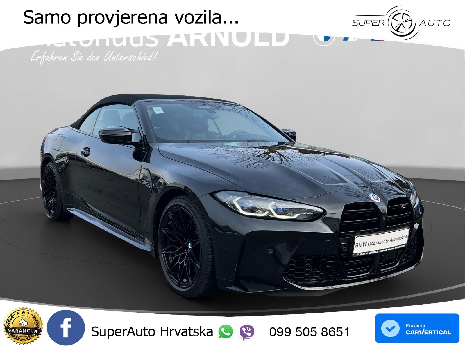 BMW M4 Convertible Competition 3.0 (510 KS) xDrive Steptronic LED+GR SJED+ACC