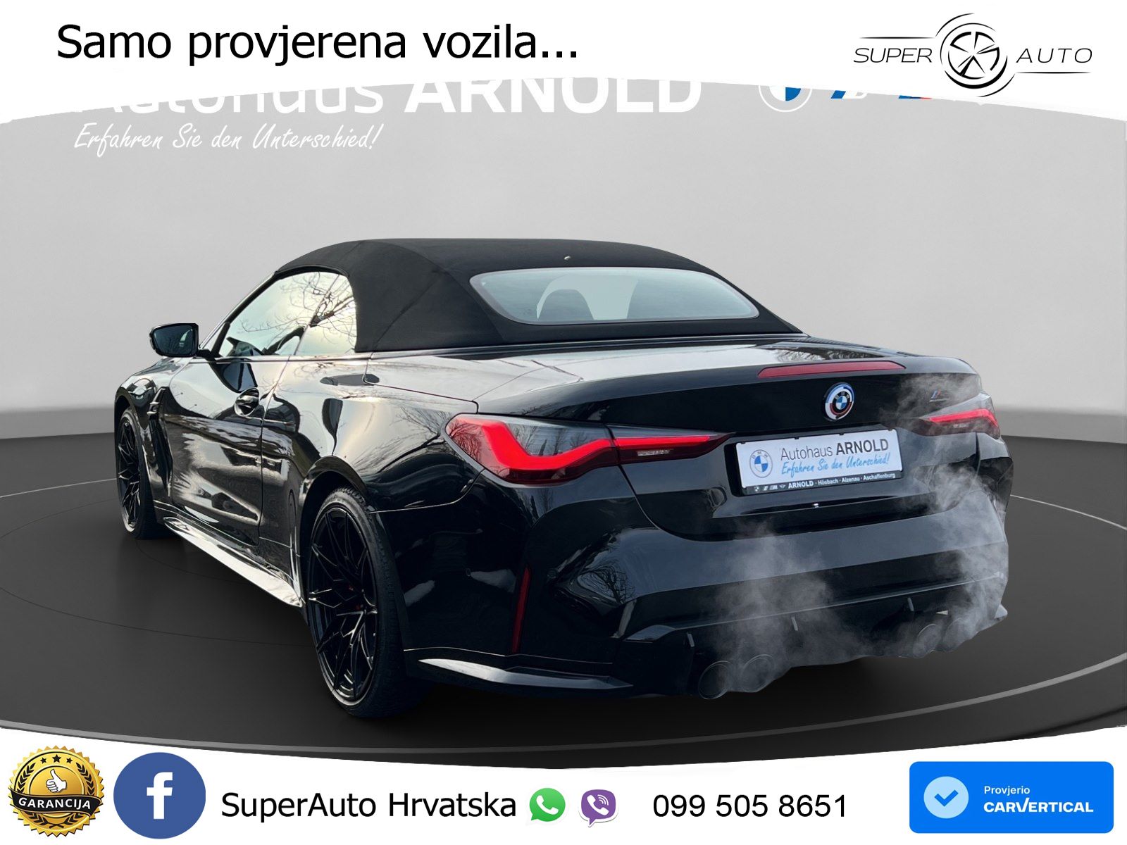 BMW M4 Convertible Competition 3.0 (510 KS) xDrive Steptronic LED+GR SJED+ACC