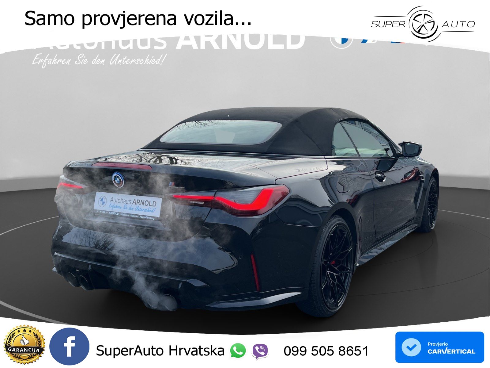 BMW M4 Convertible Competition 3.0 (510 KS) xDrive Steptronic LED+GR SJED+ACC