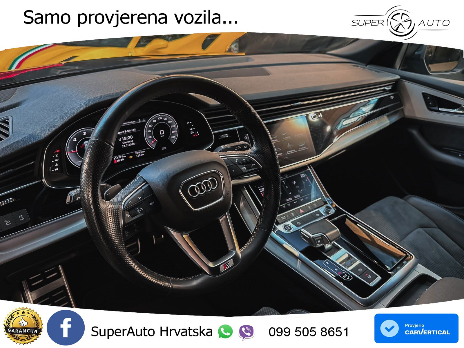 Audi Q8 50 TDI V6 (286 KS) quattro Tiptronic S line