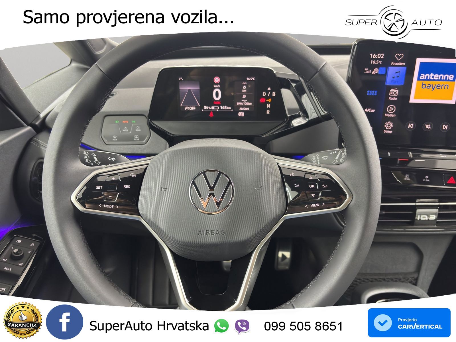 Volkswagen ID.3 Pro 62 kWh (204 KS)