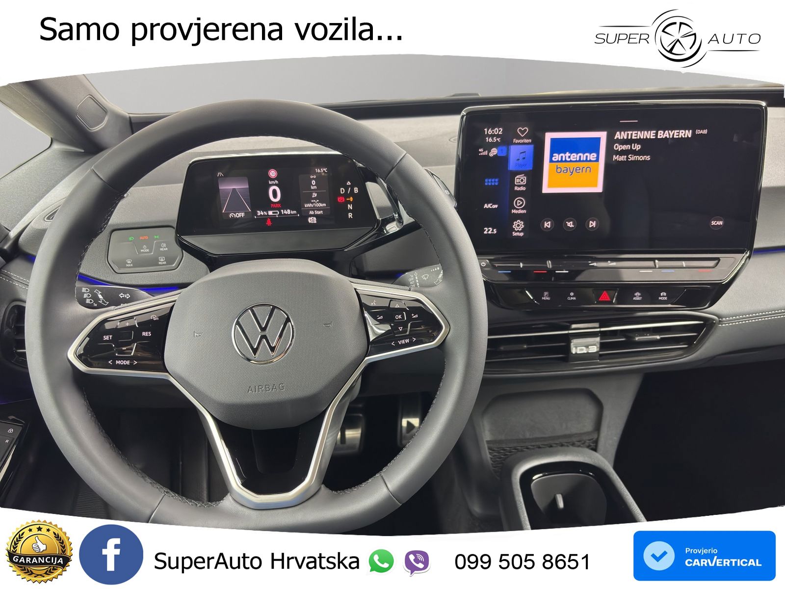 Volkswagen ID.3 Pro 62 kWh (204 KS)