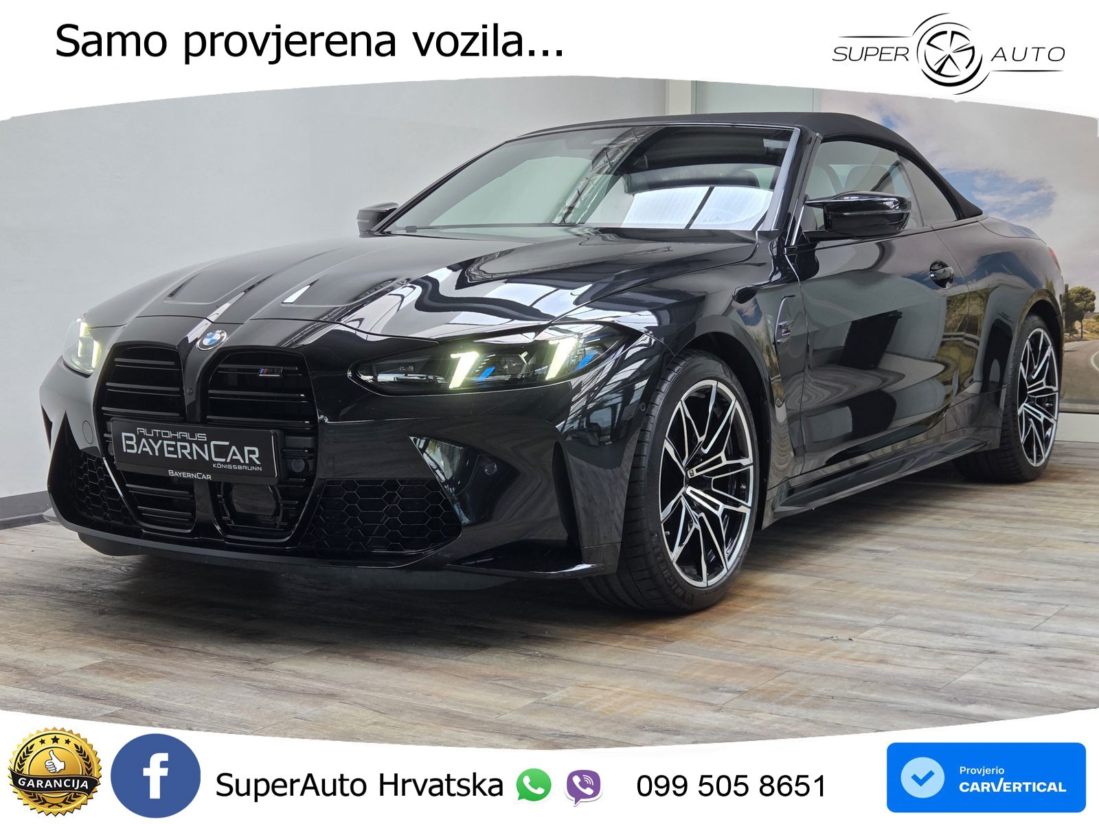 BMW M4 Convertible Competition 3.0 (530 KS) xDrive Steptronic LED+GR SJED+ACC