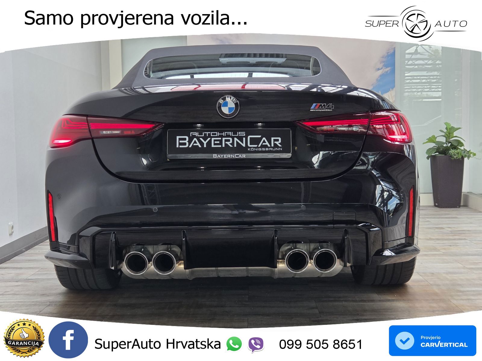 BMW M4 Convertible Competition 3.0 (530 KS) xDrive Steptronic LED+GR SJED+ACC