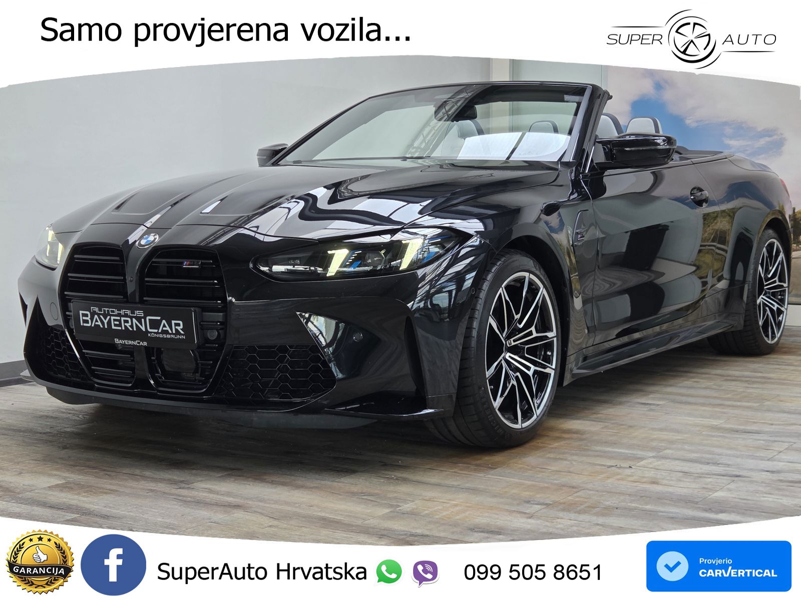 BMW M4 Convertible Competition 3.0 (530 KS) xDrive Steptronic LED+GR SJED+ACC