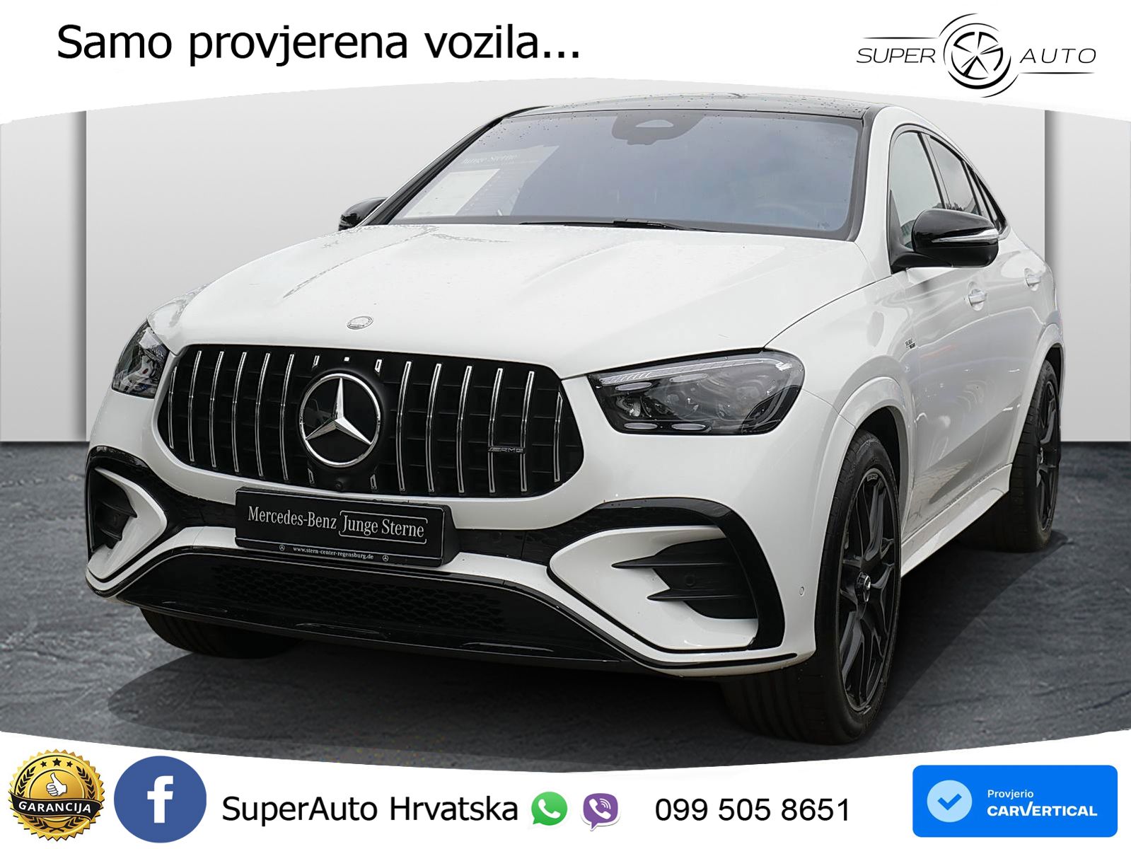 Mercedes AMG GLE Coupe 53 (435 KS) EQ Boost 4MATIC+ AMG SPEEDSHIFT TCT 9G LED+GR SJED+ACC