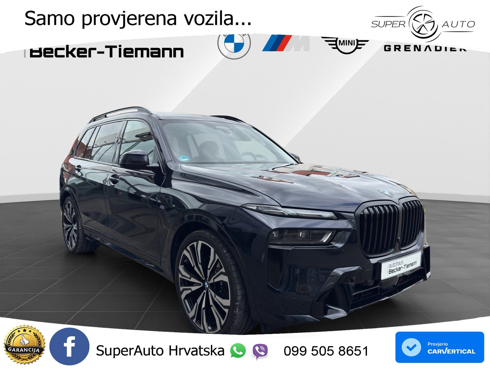 BMW X7 40d (352 KS) xDrive Steptronic M Sport LED+GR SJED+ACC