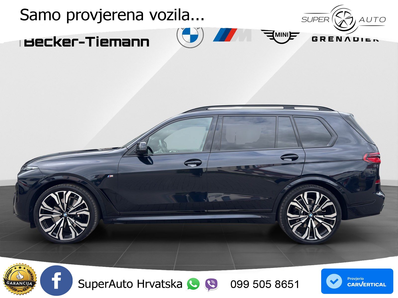 BMW X7 40d (352 KS) xDrive Steptronic M Sport LED+GR SJED+ACC