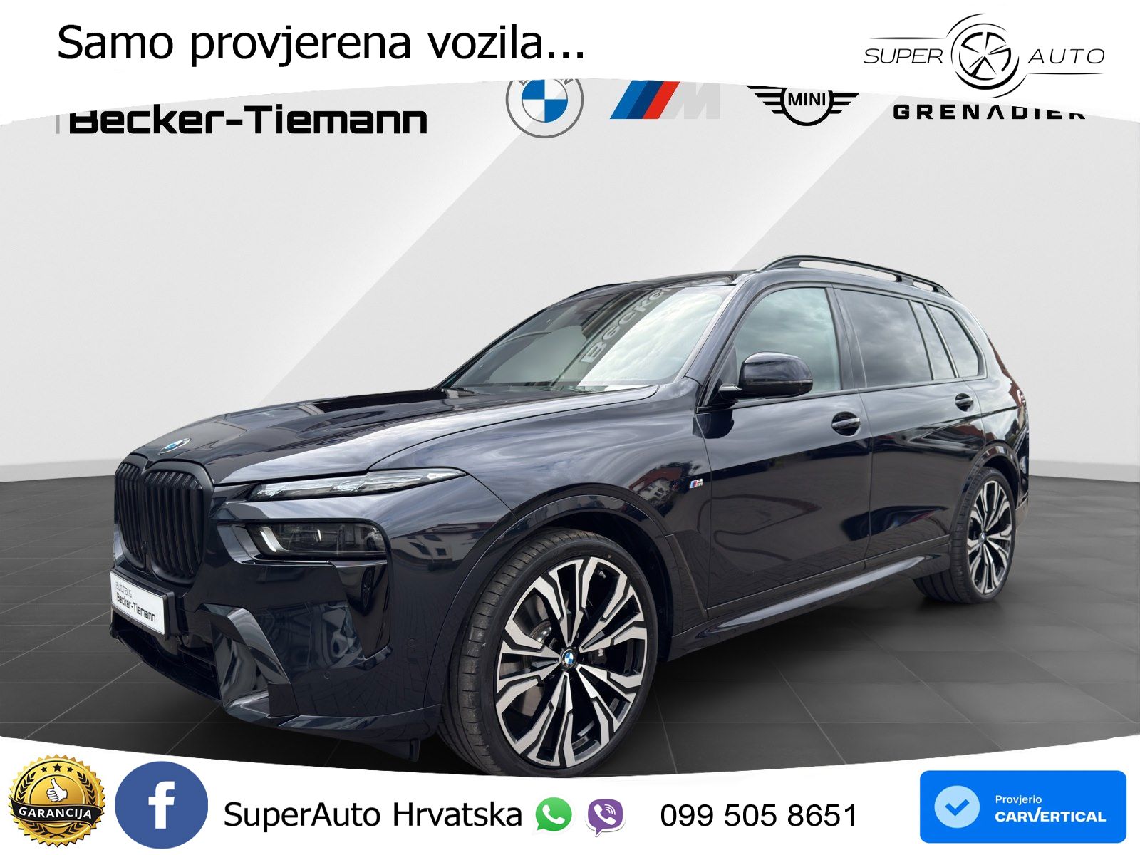 BMW X7 40d (352 KS) xDrive Steptronic M Sport LED+GR SJED+ACC