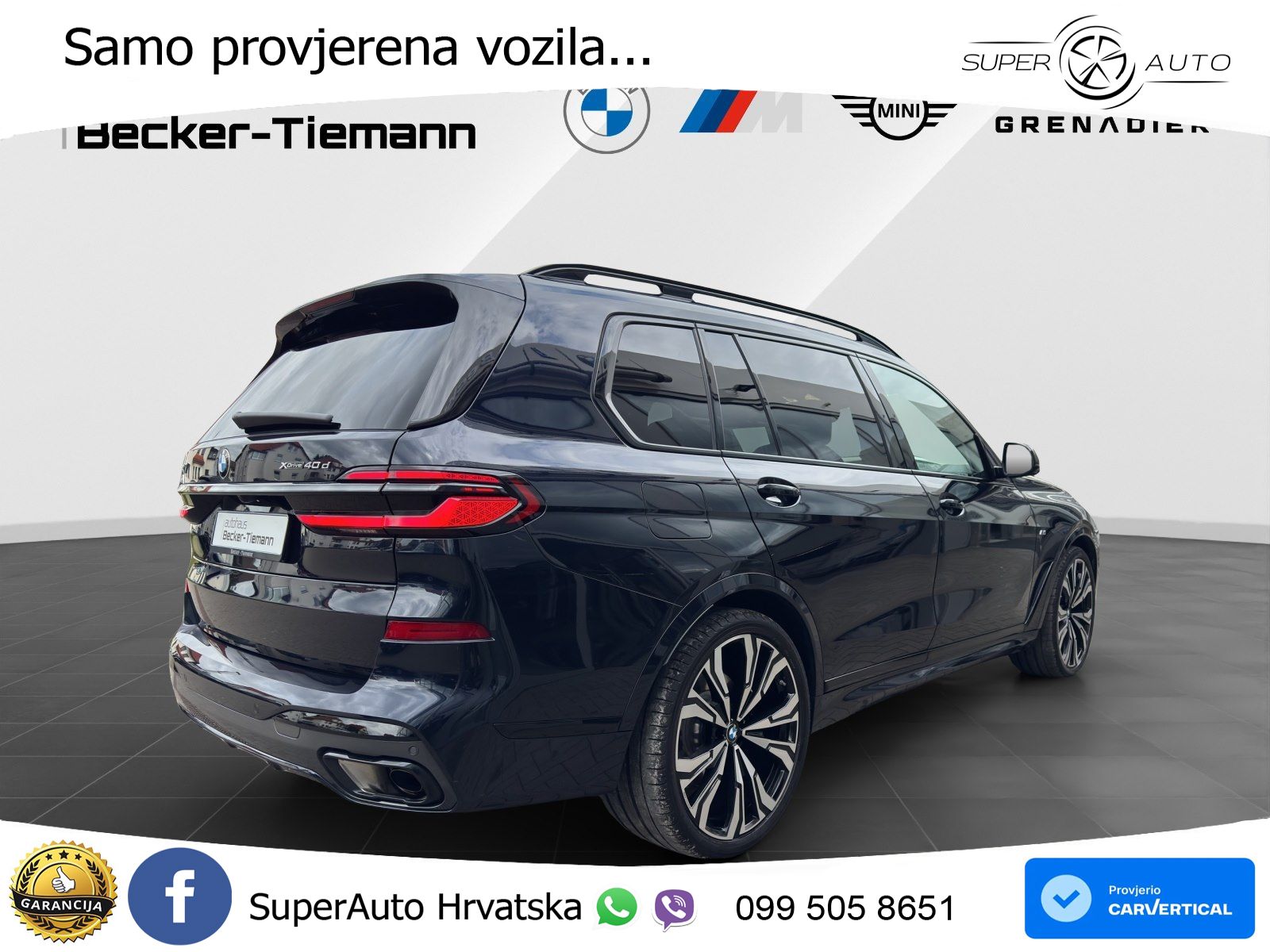 BMW X7 40d (352 KS) xDrive Steptronic M Sport LED+GR SJED+ACC