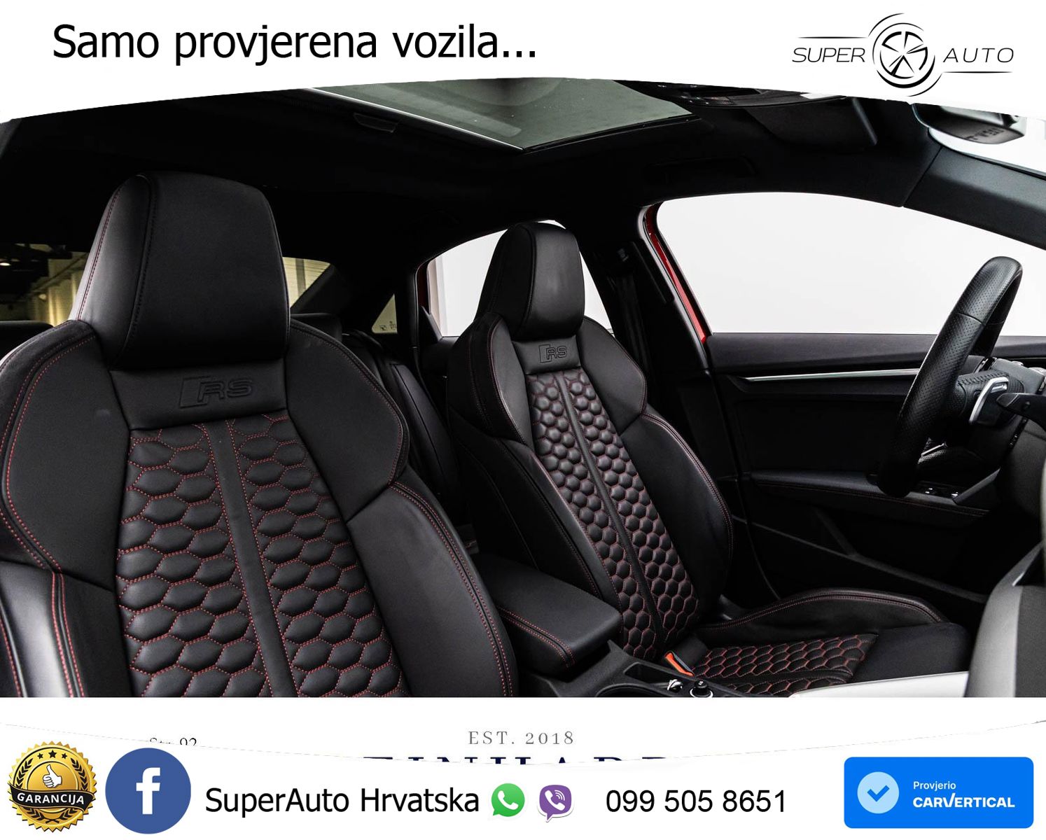 Audi RS3 Sedan 2.5 TFSI (400 KS) quattro S tronic LED+GR SJED+ACC