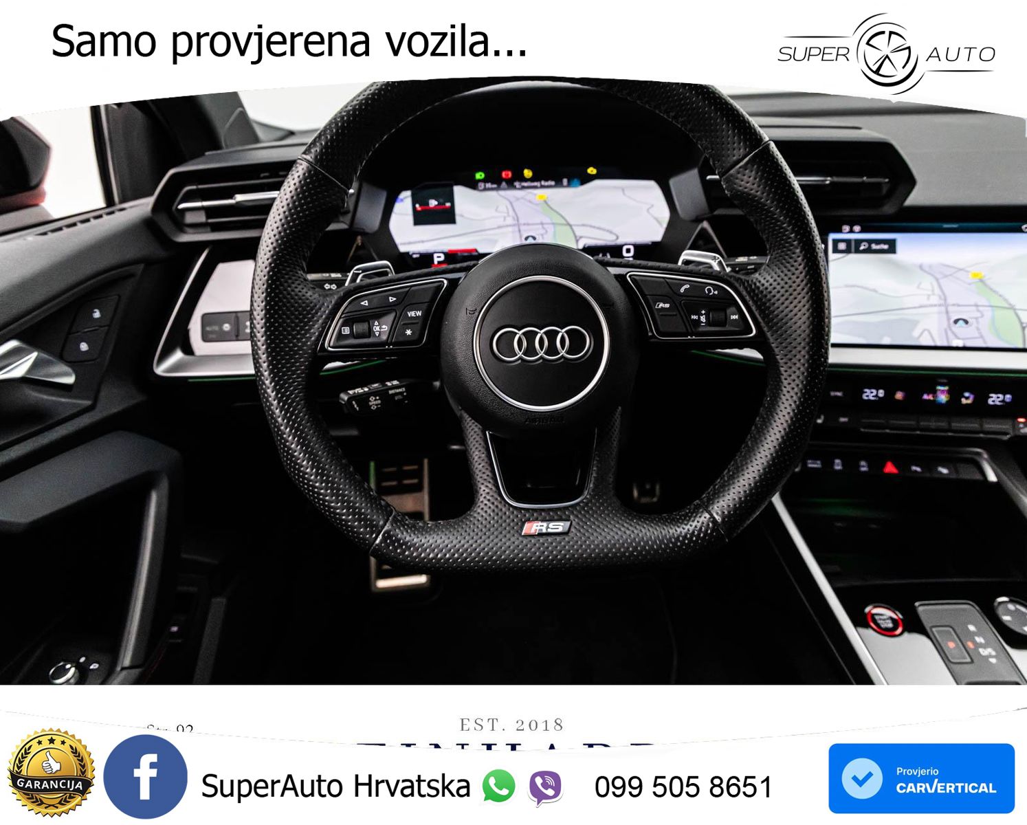 Audi RS3 Sedan 2.5 TFSI (400 KS) quattro S tronic LED+GR SJED+ACC