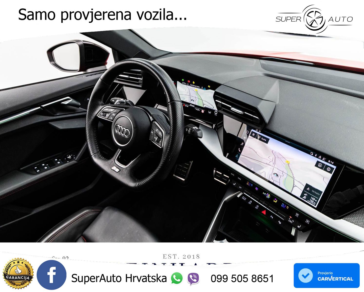 Audi RS3 Sedan 2.5 TFSI (400 KS) quattro S tronic LED+GR SJED+ACC