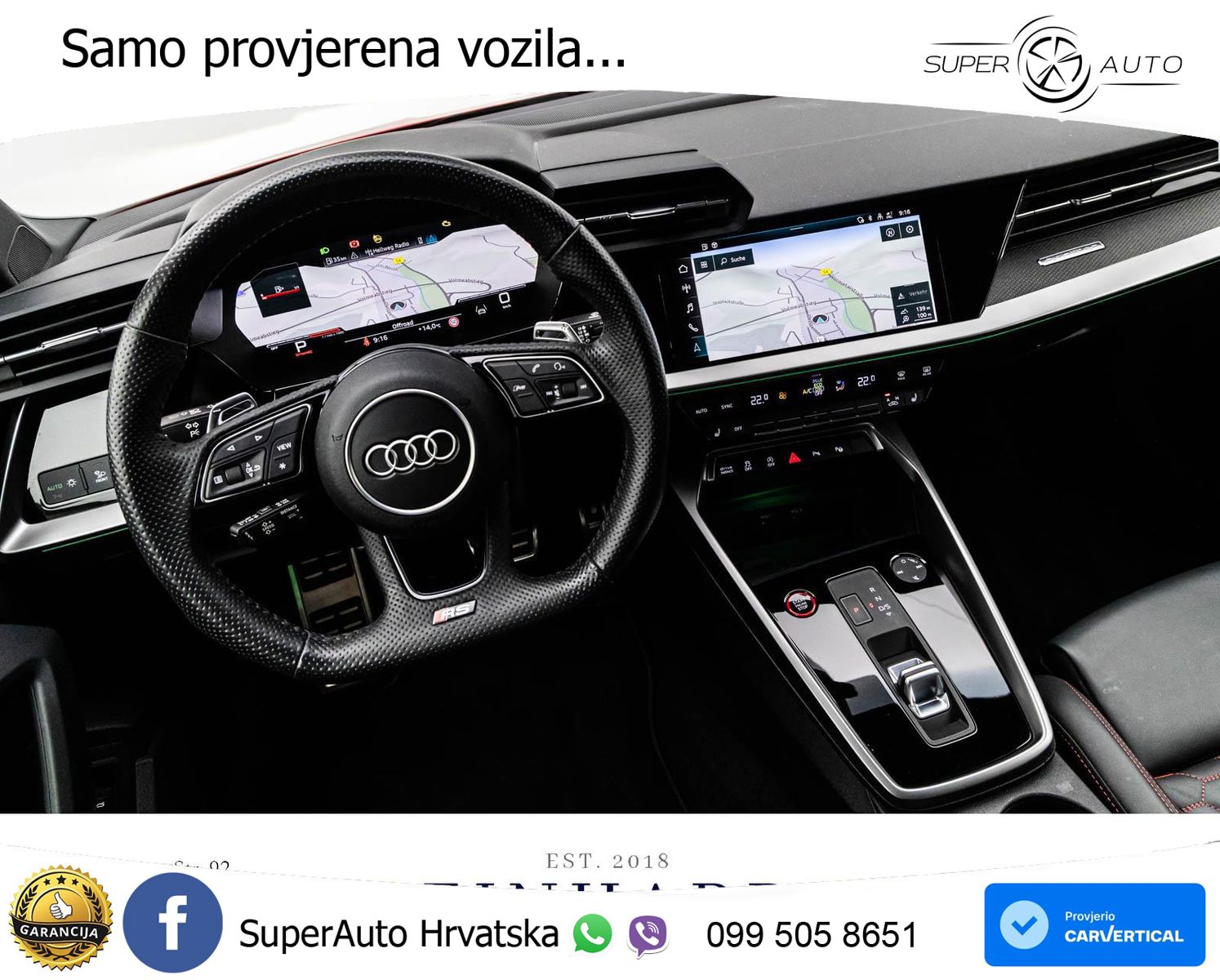 Audi RS3 Sedan 2.5 TFSI (400 KS) quattro S tronic LED+GR SJED+ACC