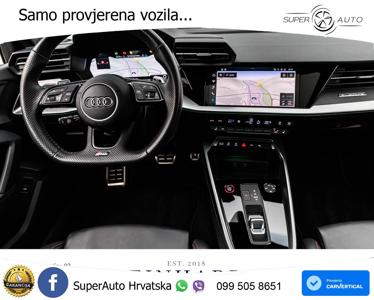 Audi RS3 Sedan 2.5 TFSI (400 KS) quattro S tronic LED+GR SJED+ACC