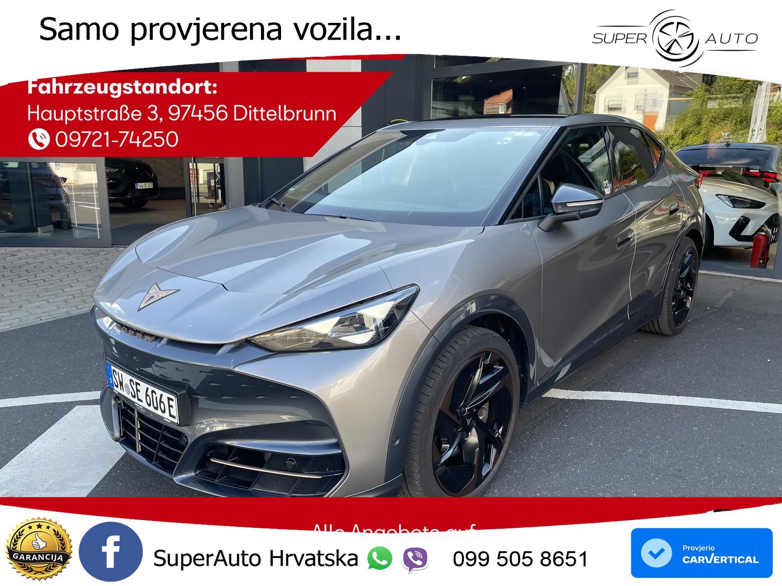 Cupra Tavascan 82 kWh (286 KS) LED+GR SJED+ACC