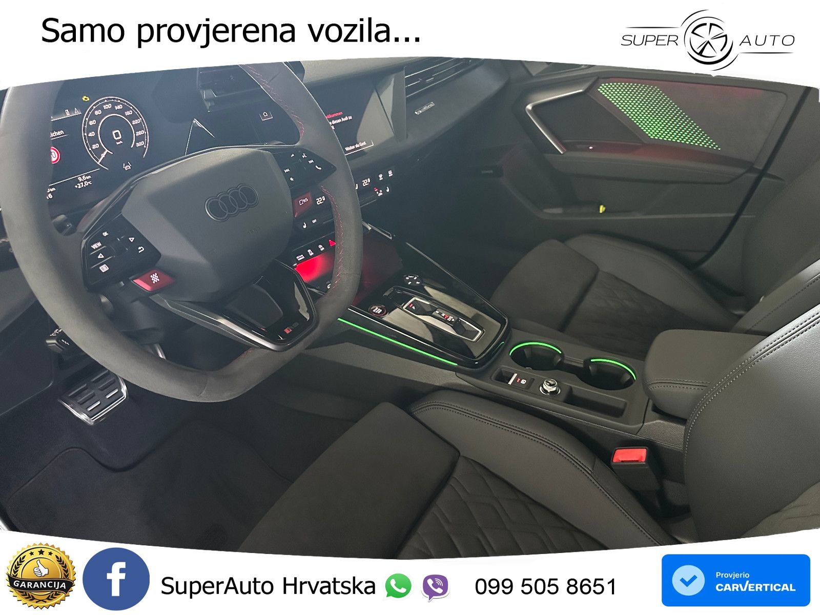 Audi RS3 Sedan 2.5 TFSI (400 KS) quattro S tronic LED+GR SJED+ACC