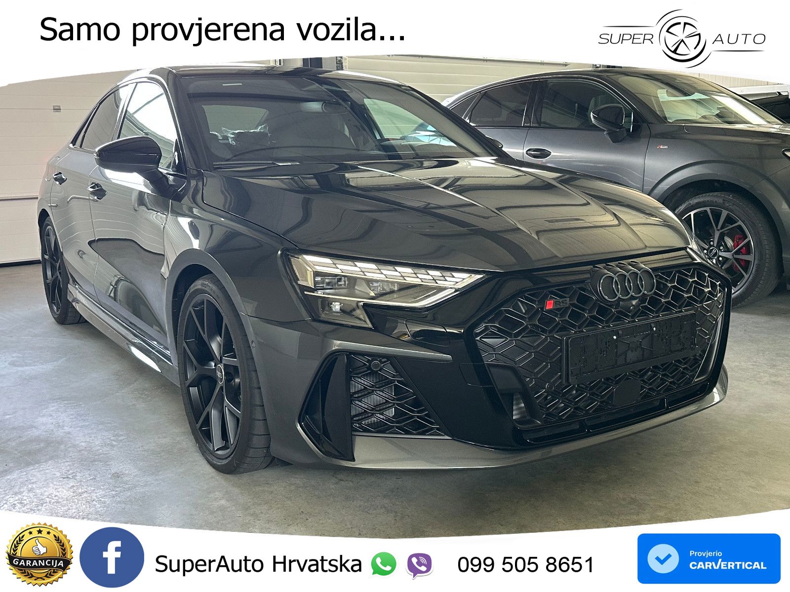 Audi RS3 Sedan 2.5 TFSI (400 KS) quattro S tronic LED+GR SJED+ACC