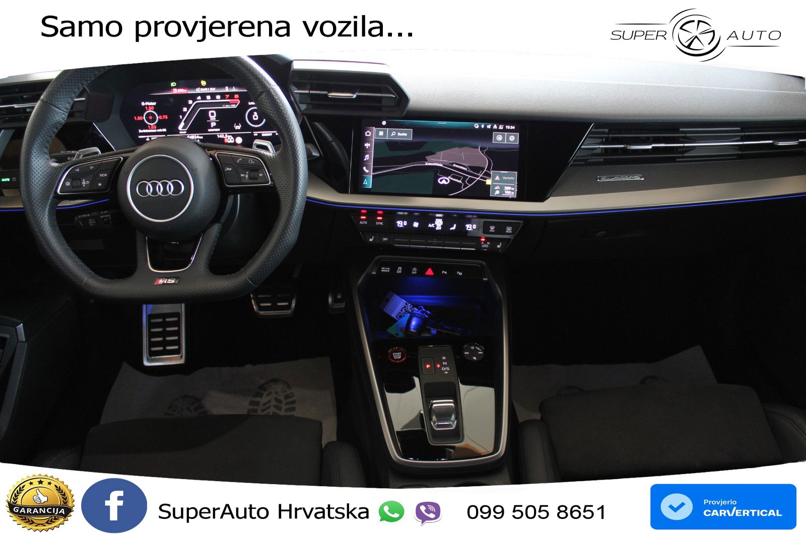 Audi RS3 Sedan 2.5 TFSI (400 KS) quattro S tronic LED+GR SJED+ACC