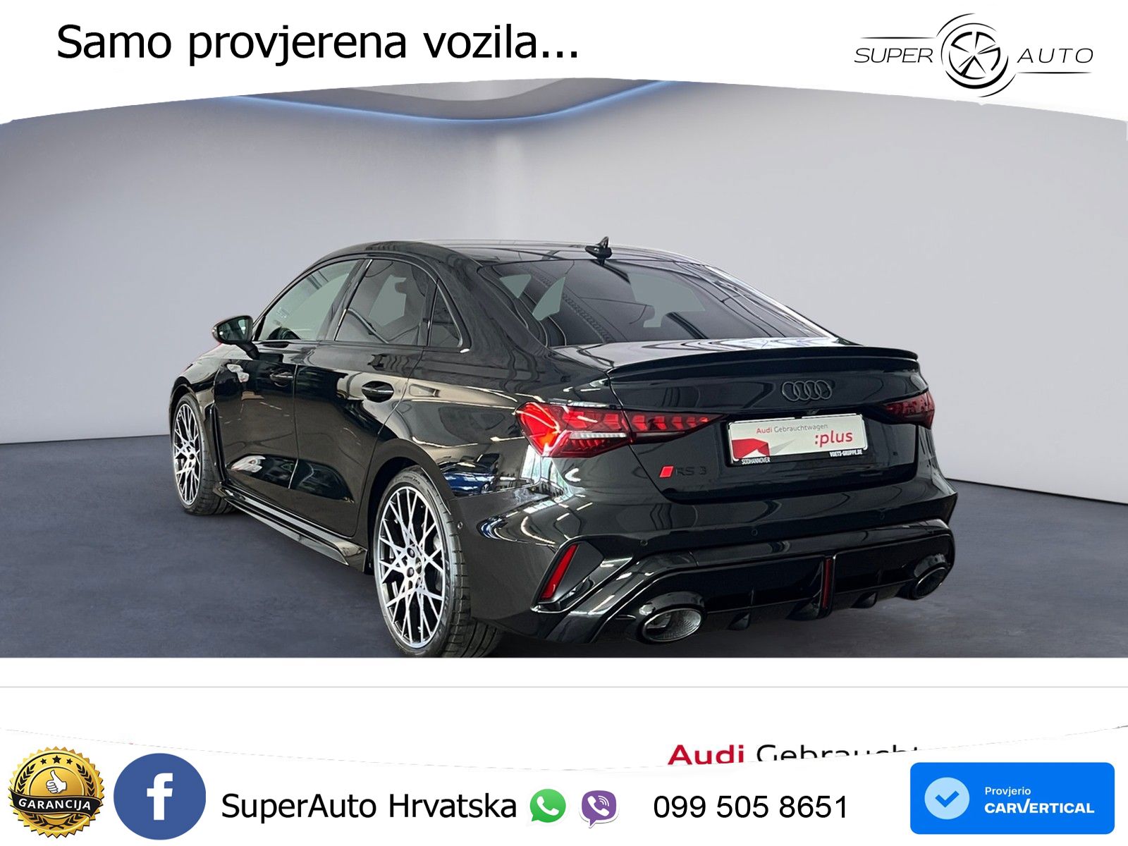 Audi RS3 Sedan 2.5 TFSI (400 KS) quattro S tronic LED+GR SJED+ACC